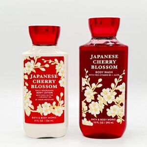 Japanese Cherry Blossom Bath & Body Works Duo Set Lotion and Shower Gel